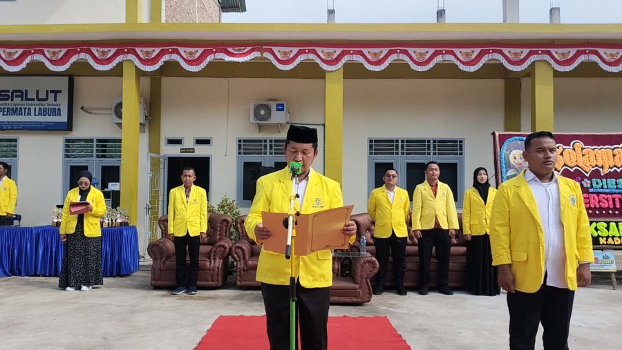 Salut Permata Labura Gelar Upacara Dies Natalis Universitas Terbuka ke 40 Tahun